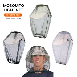 Máscara facial de malla transpirable anti mosquitos para exteriores