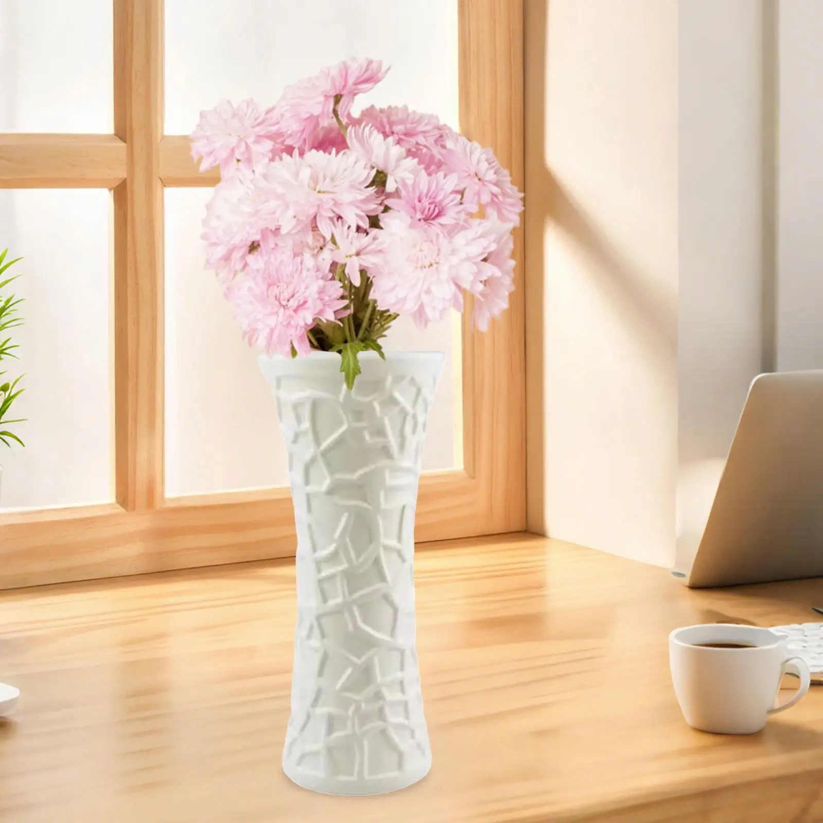 Flower Vase Desktop Ornament Modern Minimalist Table Centerpiece Floral