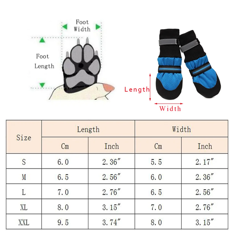 Botas transpirables malla verano perros medianos Pitbull Greyhound - imagen 2