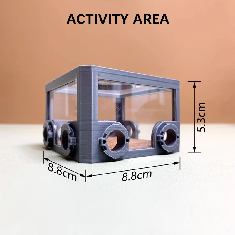 Nido de granja de hormigas con impresión 3D, nido de hormigas acrílico, humedad media, expansión infinita, casa de hormigas, Villa, caja de insectos, perrera de hormigas - imagen 4