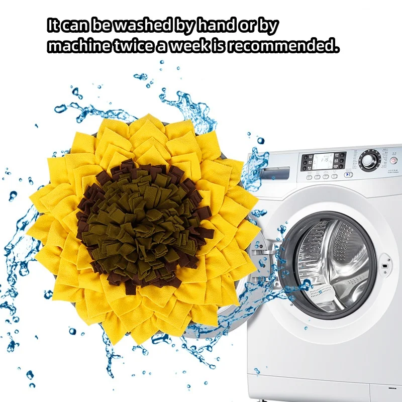 Almohadillas para olfatear perros con girasoles, almohadillas de entrenamiento, almohadillas para olfatear, fomenta las habilidades naturales de forrajeo para liberar el estrés - imagen 5