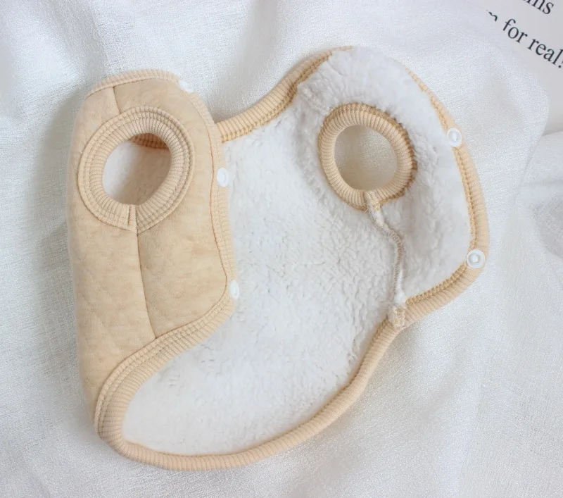 Abrigo de invierno para perro con cuello peludo, forro polar, chaqueta cálida para perro, ropa impermeable para perros, chaleco suave para cachorros, ropa para clima frío para gatos - imagen 4