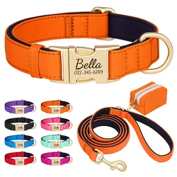 Collar personalizado perro Pug con correa y bolsa para cacas