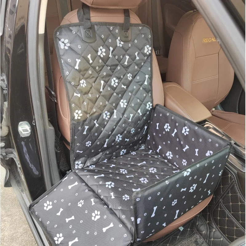 CAWAYI KENNEL-funda de asiento de coche para mascotas, hamaca plegable de viaje para gatos y cachorros, cesta impermeable para perros - imagen 2