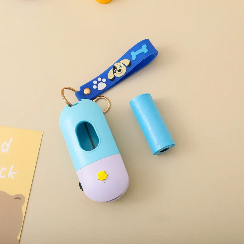 Dispensador portátil de bolsas para caca de perro, soporte para bolsas de residuos, bolsas de basura para mascotas al aire libre, Transportadores para perros, accesorios para mascotas - imagen 5