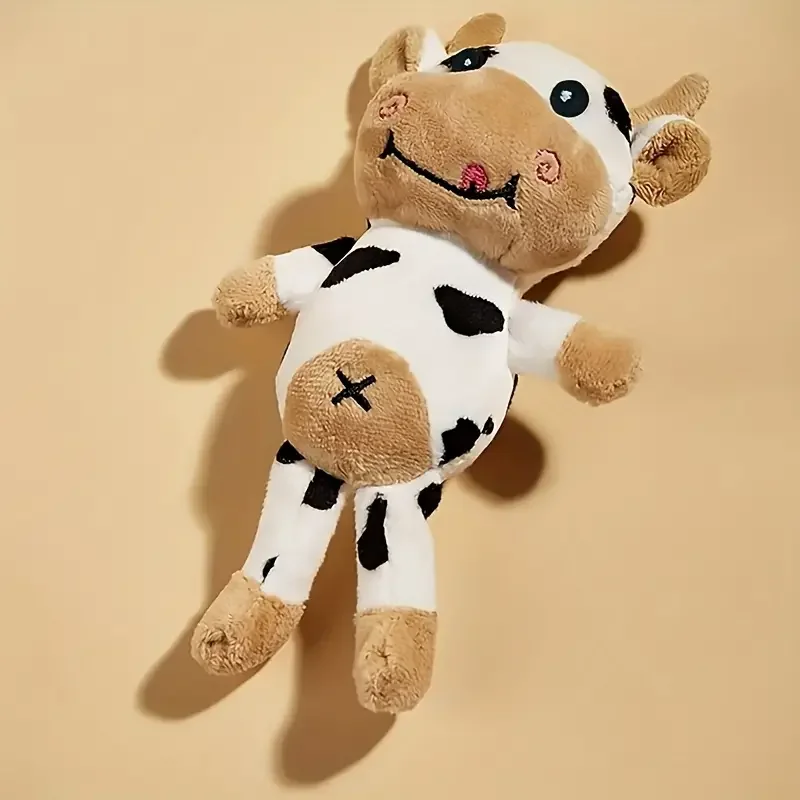 Peluche de vaca para mascotas, el alivio perfecto de la ansiedad y la ayuda calmante para gatos y perros - imagen 5