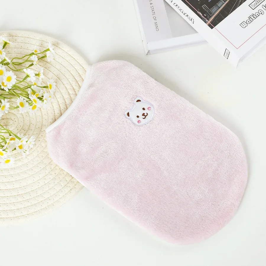 El chaleco cálido para mascotas de otoño e invierno es adecuado para perros para mantener el calor en casa en invierno y protegerse del viento al aire libre. - imagen 5