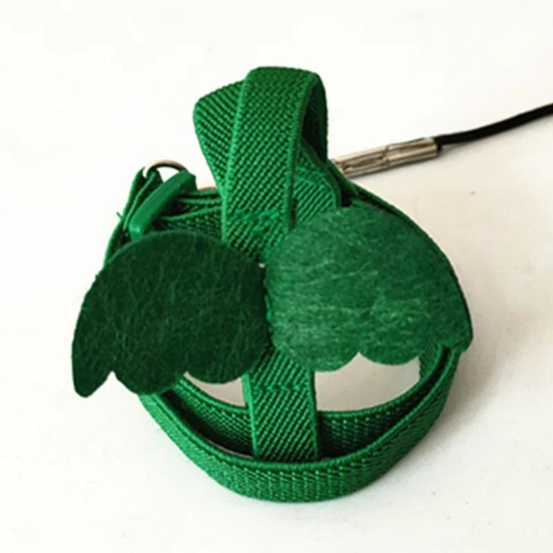 Correa de arnés para pájaros de Cable largo, cuerda de entrenamiento antimordida, chaleco decorativo ligero para periquitos y loros, cuerda para correa para loros y pájaros - imagen 3