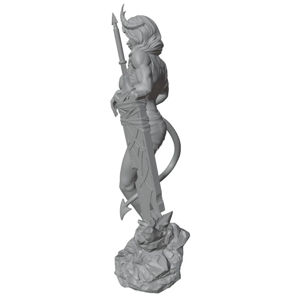 Figuras de resina 1/24 gris impreso en 3D sin montar y sin pintar - imagen 2