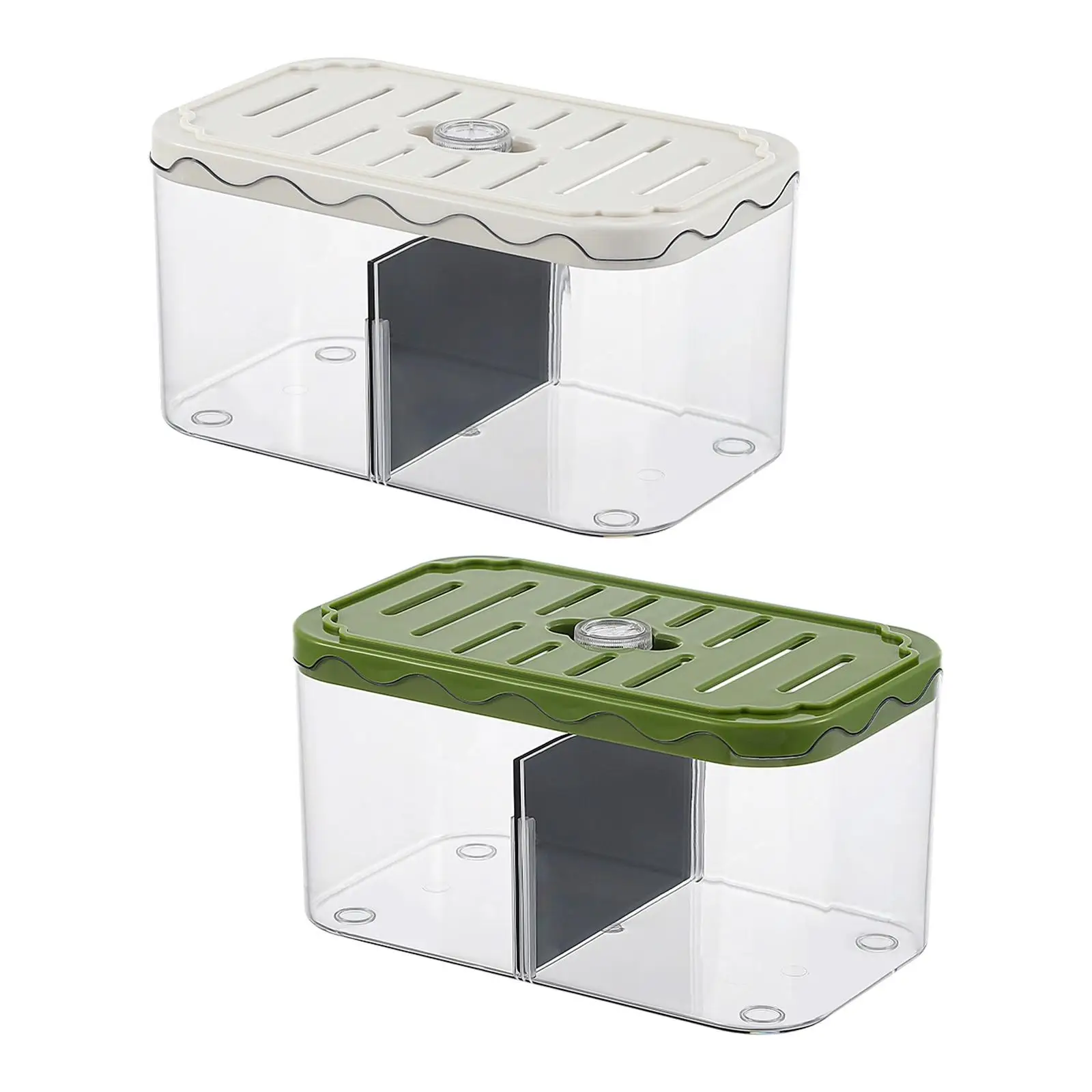 Pecera de mesa, caja de cría de acuario resistente para camarones, peces de bebé, Guppy