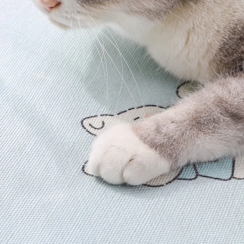 Esteras refrescantes de verano para mascotas, cojín para sofá, perros, camas para dormir transpirables, suministros de disipación de calor para el hogar, gatitos y cachorros - imagen 4