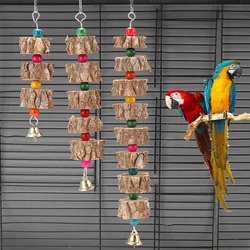 Juguete de madera para loros y pájaros – Para masticar en la jaula