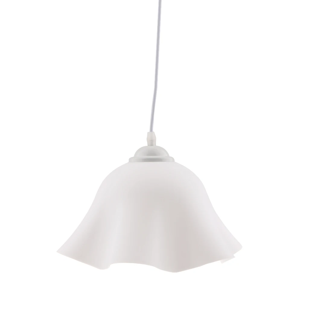 Lámpara de araña de PVC con forma de flor moderna, pantalla de luz de techo, cubierta de sombra, accesorio de iluminación colgante, decoración para el hogar, Bar y cafetería, 7 colores - imagen 5