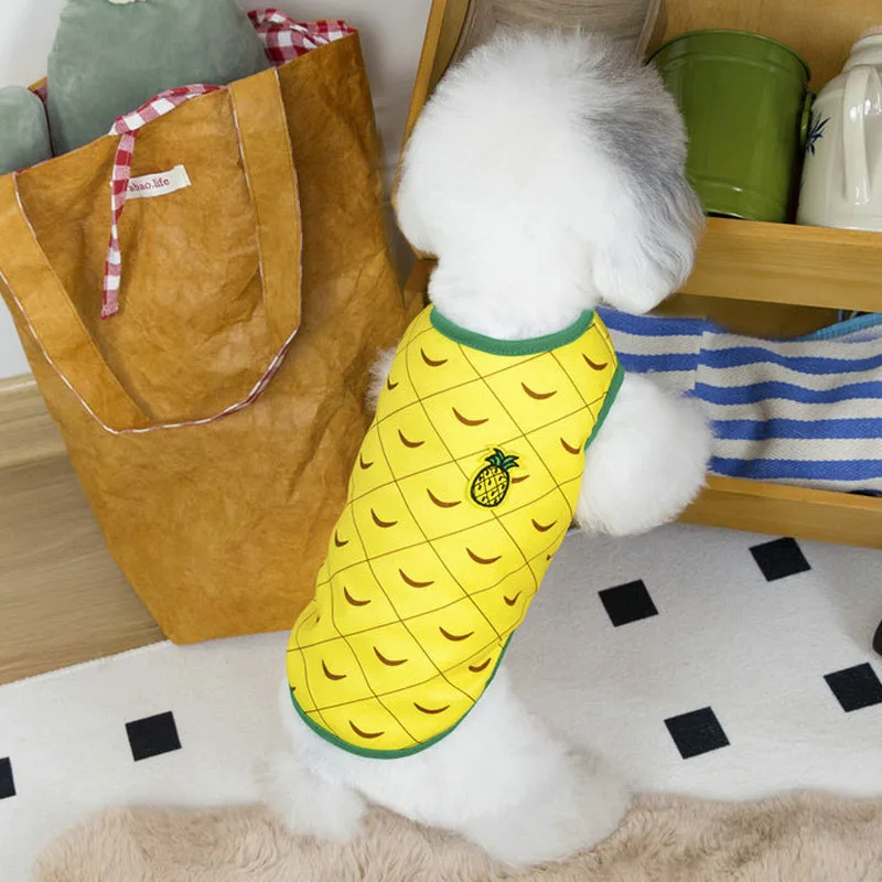 Ropa fina de verano para perros, chaleco para cachorros, Sudadera con capucha sin mangas para perros pequeños, Chihuahua, caniche, disfraz rojo y amarillo, camiseta sin mangas para perros, ropa XL - imagen 5