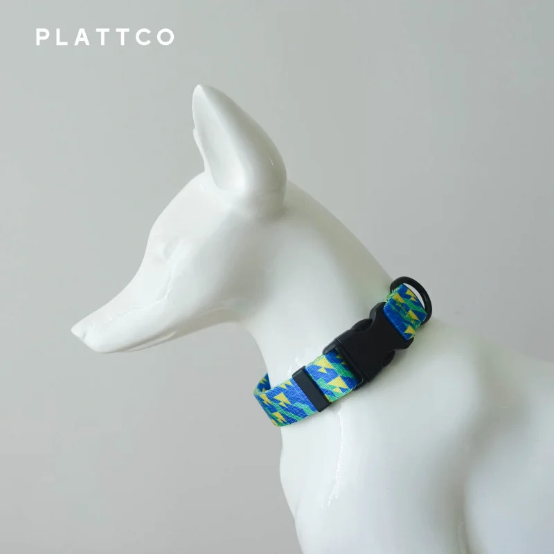 Collar de perro único PLATTCO SUNSET SEA con aleación de zinc y hebilla de plástico de alta calidad y respetuosa con el medio ambiente 5 tamaños PDC309 - imagen 3