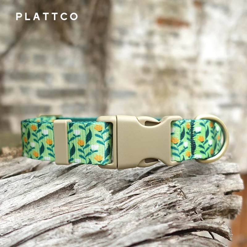 PLATTCO Collar para perro y gato pequeño, Collar de nailon ajustable libremente, suave, cómodo y duradero para perros grandes y medianos PDC342 - imagen 2