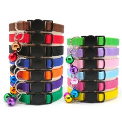 Collar con campana para perros y gatos - Color sólido