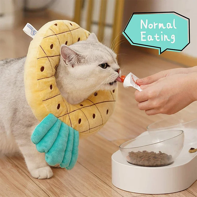 Collar de recuperación con forma de fruta para gatos - imagen 4