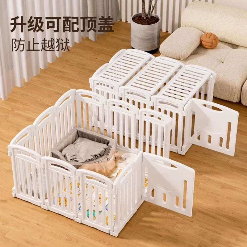Valla para mascotas de 65CM, jaula para perros de interior, perros pequeños y medianos, valla de oso de peluche Corgi, productos para mascotas - imagen 4