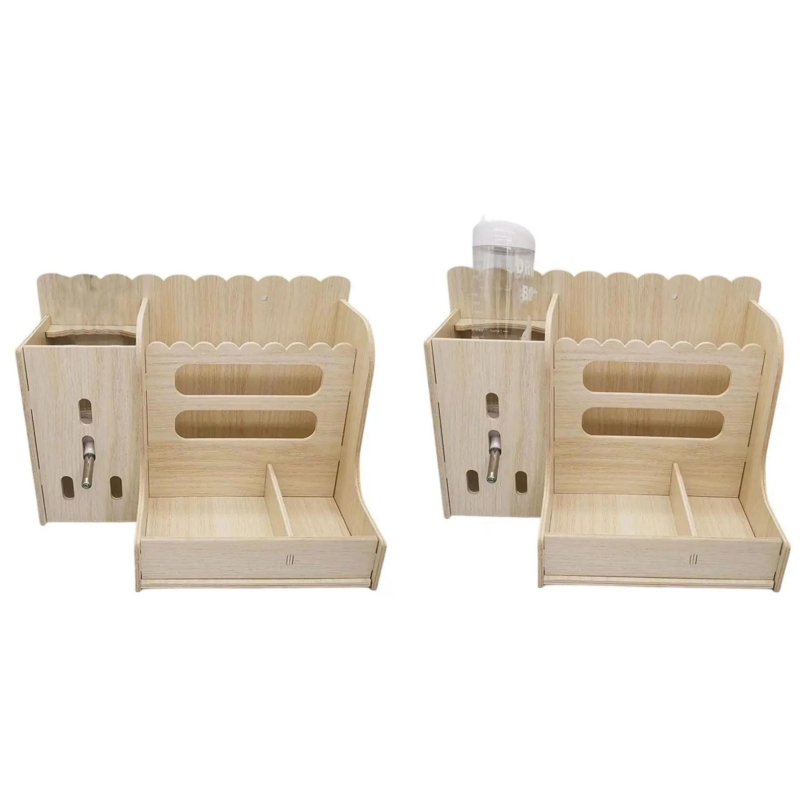 Rabbits Wooden Hay Racks Wooden Food Manger for Small Pets Hedgehog Chinchilla