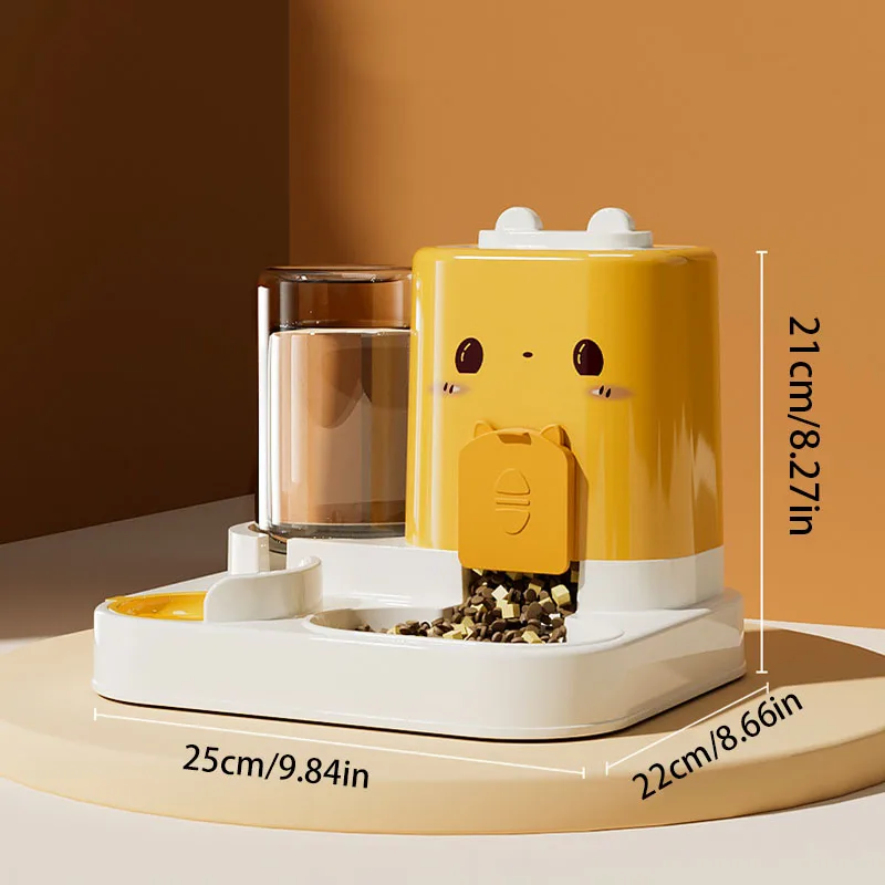 Cuenco 2 en 1 para gatos: alimentador de agua y comida antideslizante - imagen 5