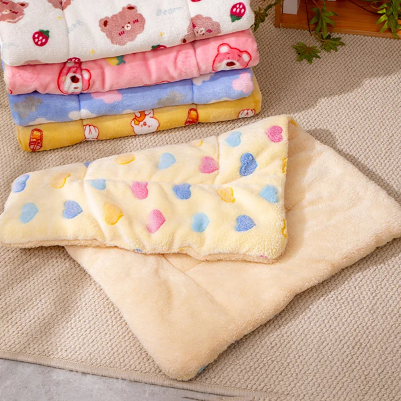 Cama de franela para perro, estera para dormir gruesa, suave y cálida para mascotas, manta polar para perro, cojín para perro, gato, cojín para sofá, accesorios para mascotas - imagen 4