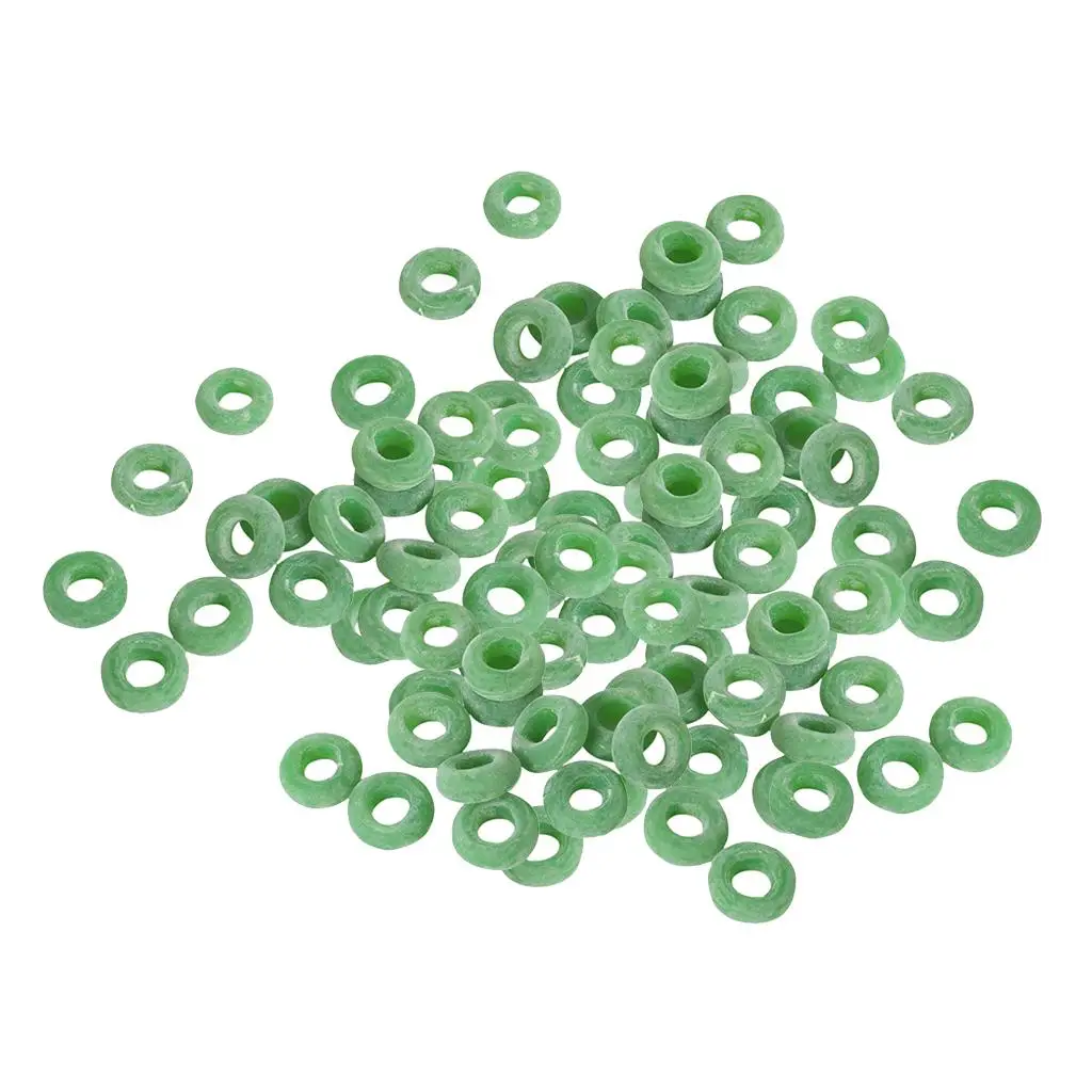 Castrating Bands Elastrator Rings 100Pcs Green Donut Calves Goats Sheep Lamb