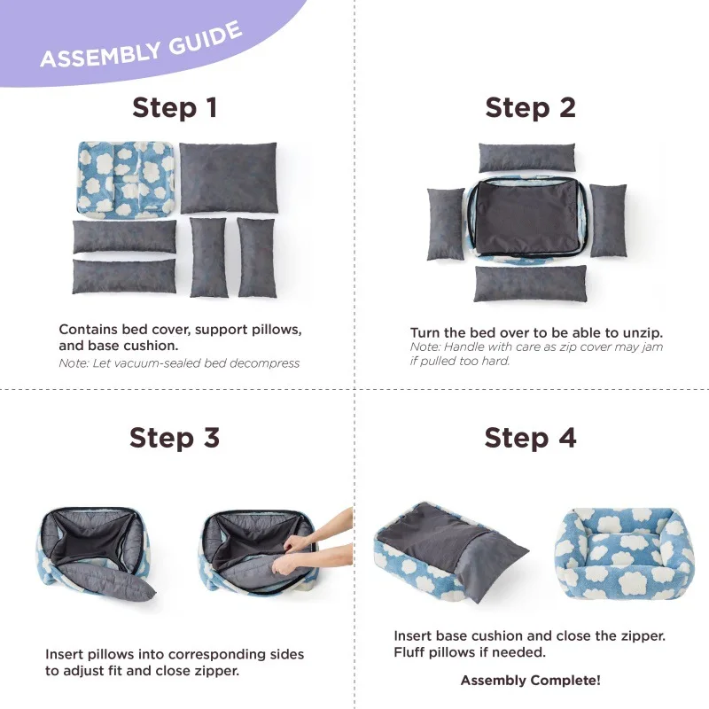 Suministros para mascotas Perrera Nido para gatos Nido para mascotas de felpa cálido para las cuatro estaciones Suministros para perros - imagen 2