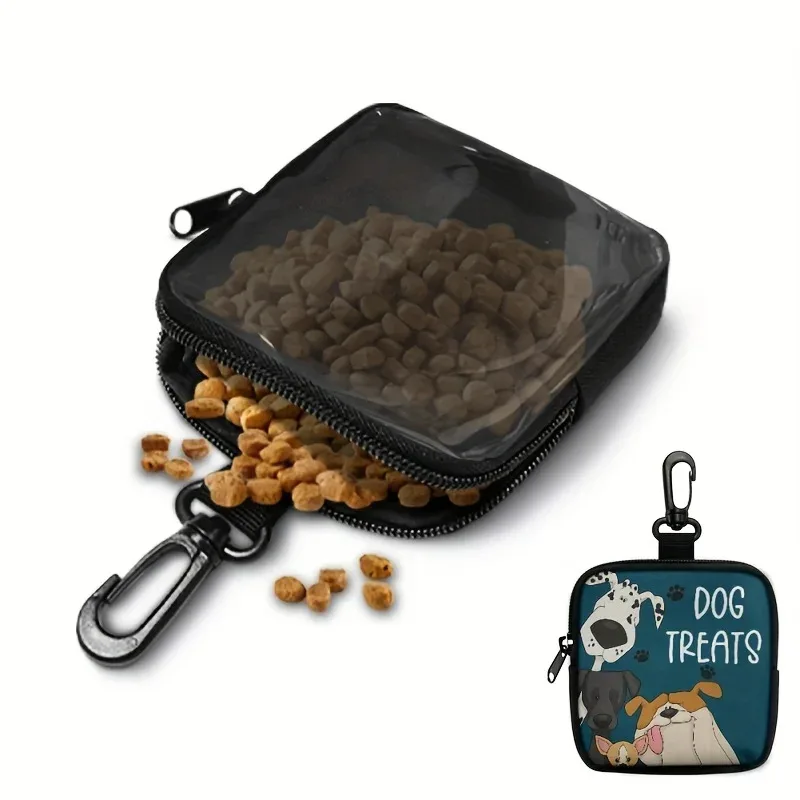 Bolsa premios perro con gancho y cierre para paseos adiestramiento - imagen 2