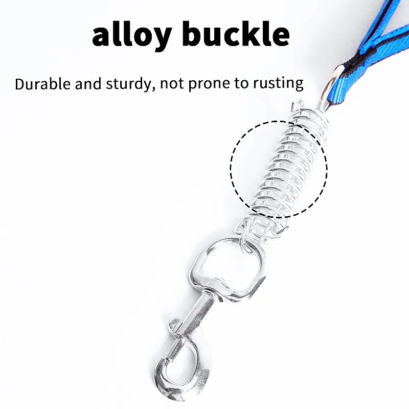 Correa corta de acero inoxidable para perros grandes, Correa cómoda de 45cm para caminar - imagen 4