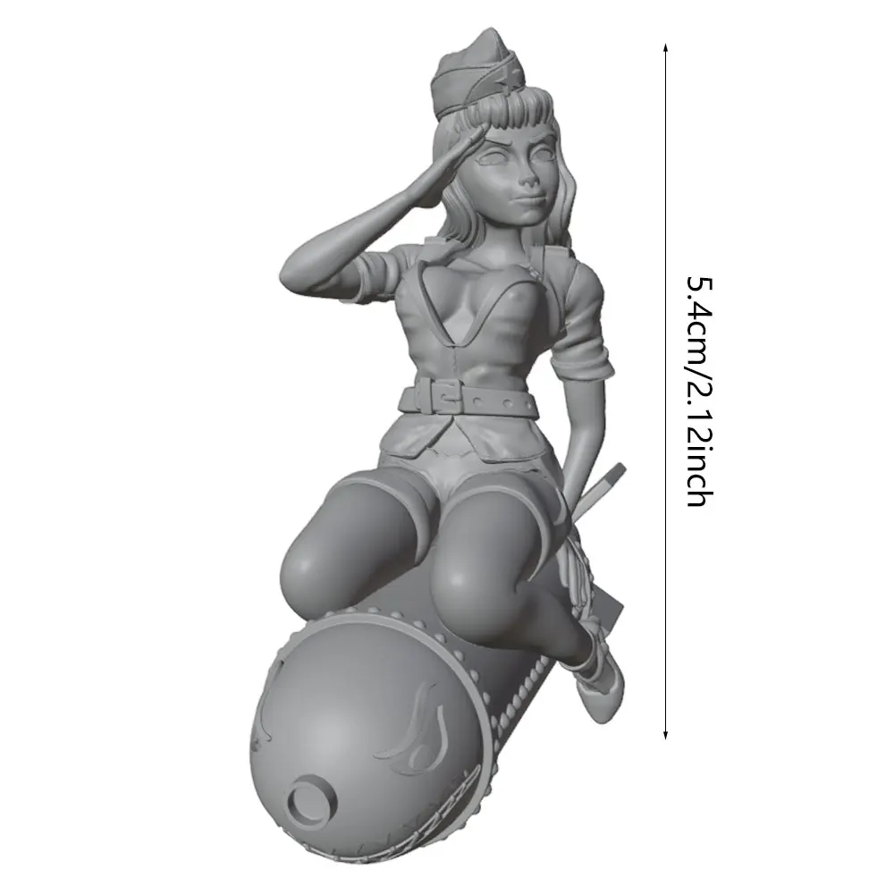 Figura resina miniatura sin pintar para juegos rol y coleccionismo - imagen 4