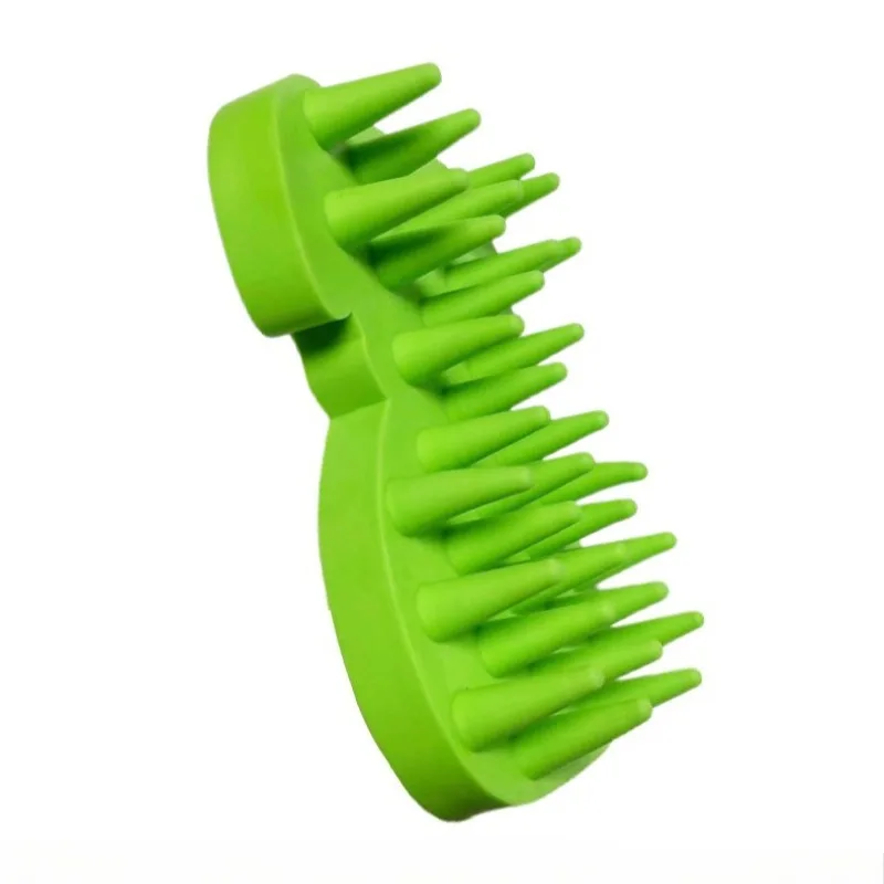 Cepillo de baño para mascotas, peine de goma, cepillo para depilación, cuidado de perros y gatos, guante de limpieza, masaje, herramienta para el cuidado del cabello de mascotas, 1 ud. - imagen 2