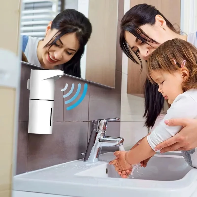 Dispensador automático de jabón sin contacto para pared - imagen 2