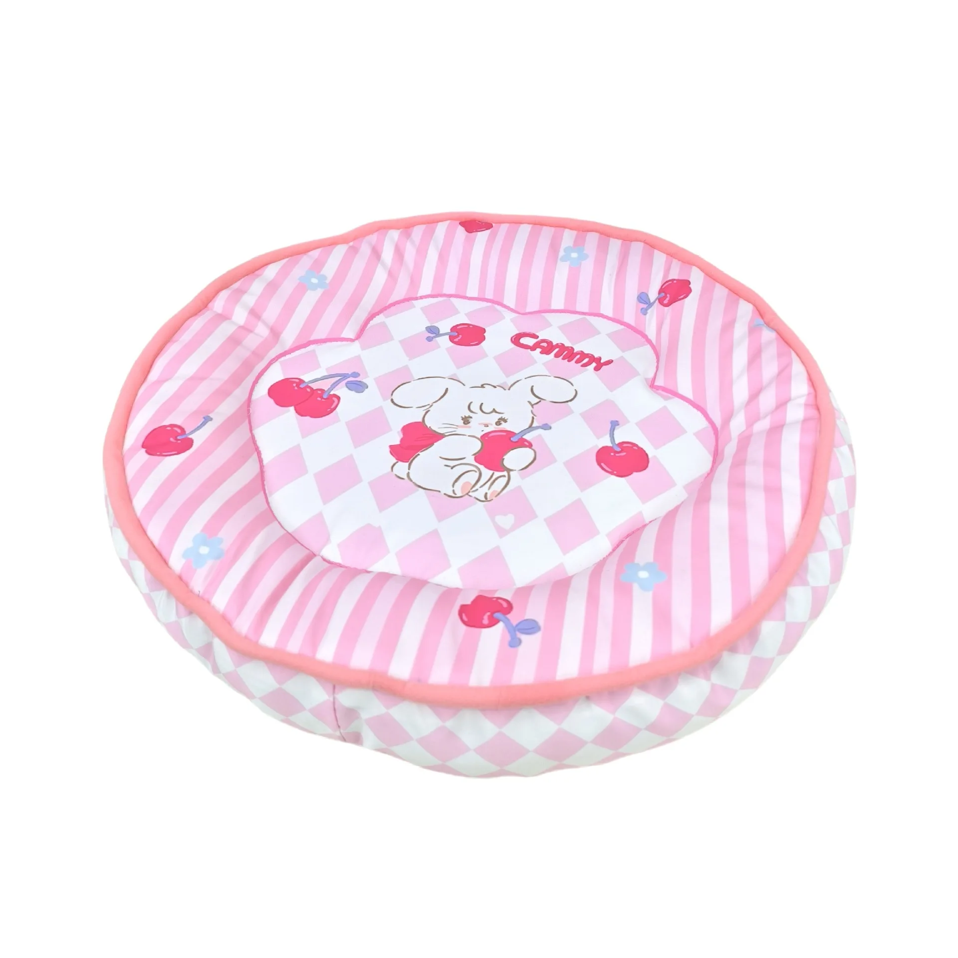 Alfombra refrigerante circular suave para gatos y perros pequeños - imagen 5