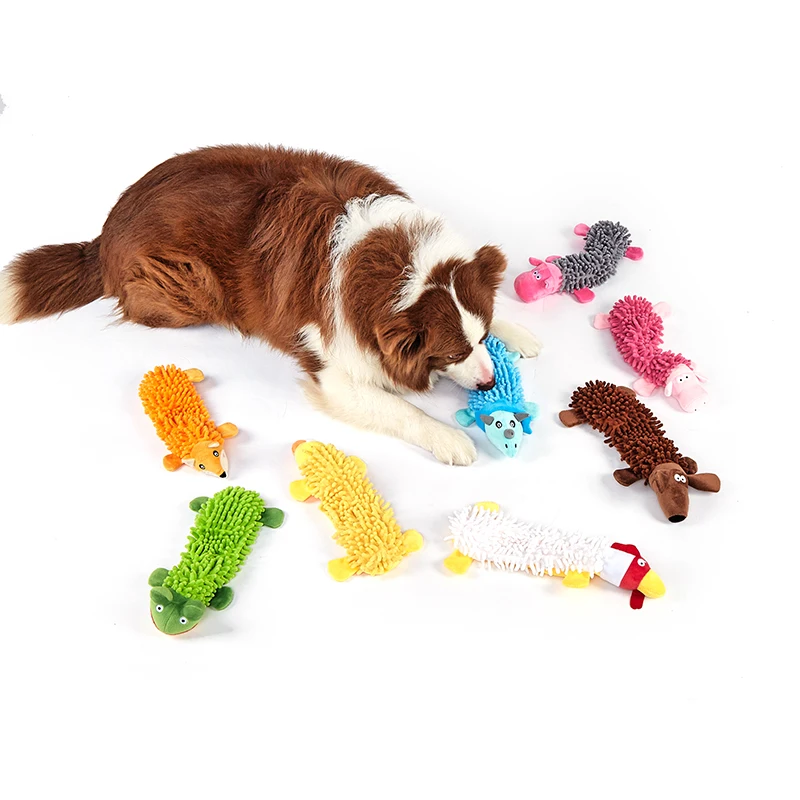 1 divertido juguete con forma de animal con sonido chirriante, que proporciona juegos interactivos diarios y relajación para perros. - imagen 3