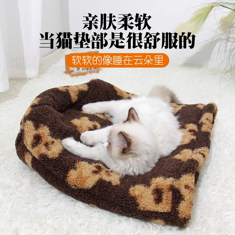 Cama nido térmica para gatos – Cueva acolchada suave y cálida - imagen 5