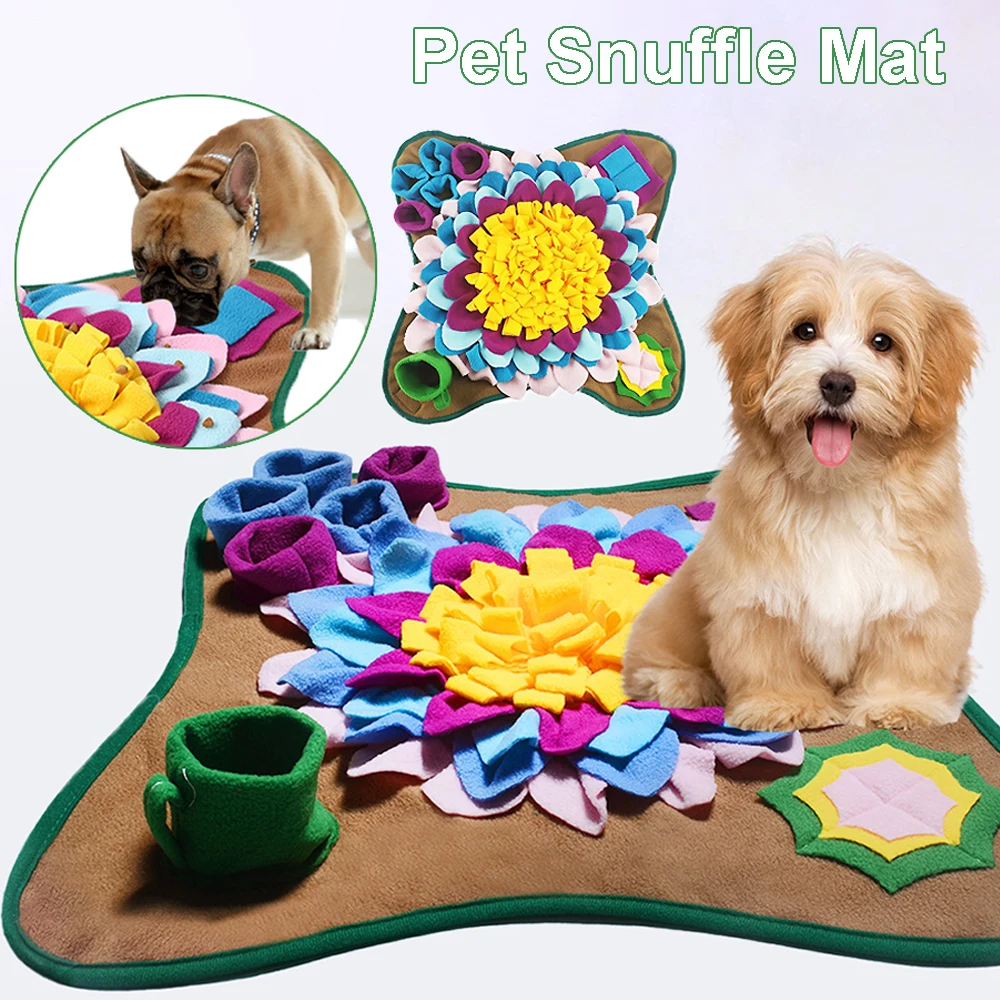 Estera de alimentación para mascotas, almohadilla interactiva de alimentación para perros y gatos, manta de entrenamiento con olor divertido