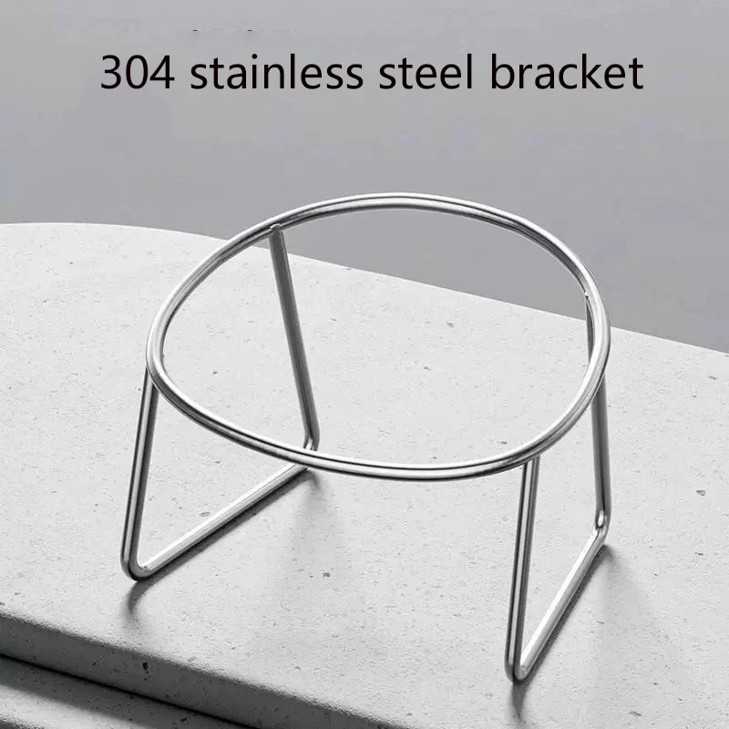 Cuenco de acero inoxidable para gatos, soporte para mascotas, aumento de altura, protección del cuello, cuenco para mascotas, cuenco antigolpes para perros, cuenco de comida para gatos, cuenco de arroz - imagen 5