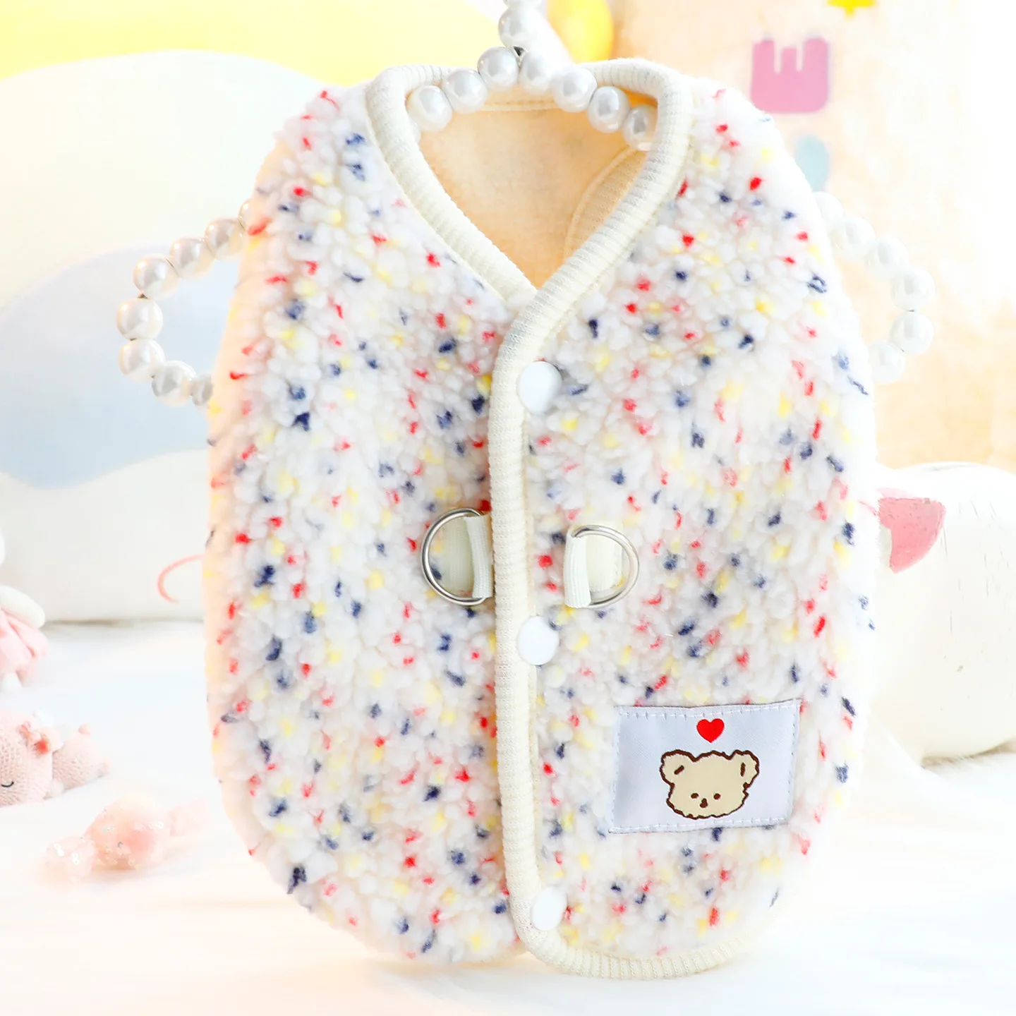 Ropa para perros, ropa de otoño e invierno, chaleco grueso de algodón de princesa, productos para mascotas para perros pequeños gitanos - imagen 3