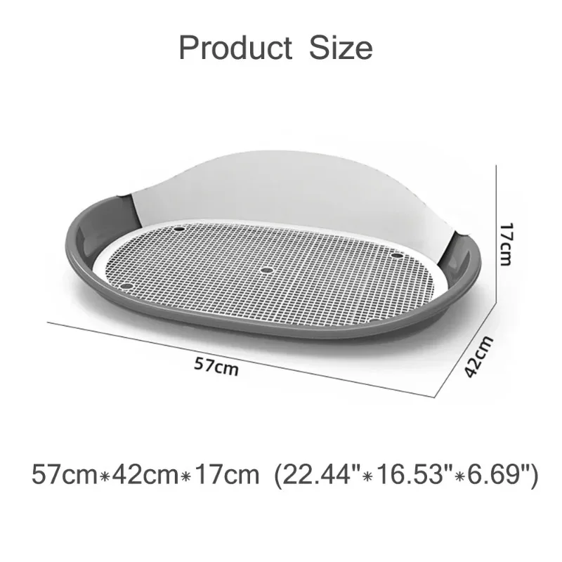 Orinal Portátil para Perros y Gatos con Bandeja de Arena - imagen 4