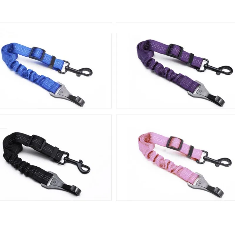Correa de seguridad retráctil para perro, cinturón de tracción ajustable, reflectante, ideal para viajar - imagen 2