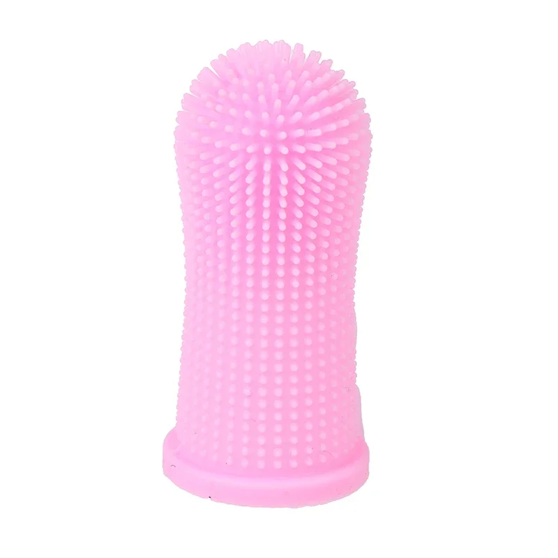 Cepillo de dientes suave para perro y gato, herramienta de limpieza de dedo, mal aliento, 360 °, 1 unidad - imagen 3