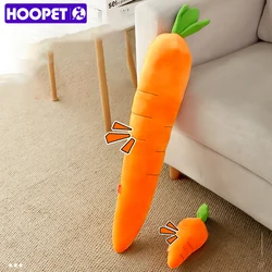 Zanahoria Sonora para Perros: Juguete de Peluche Masticable