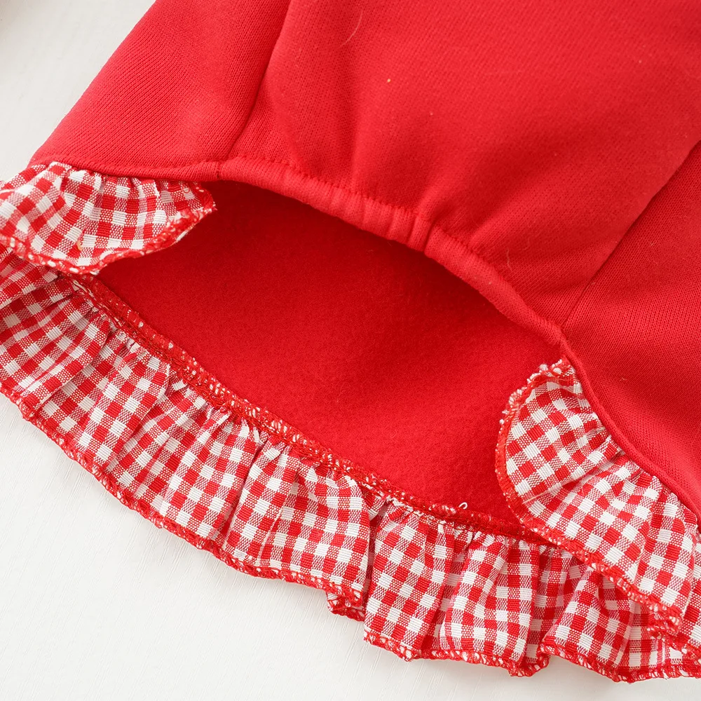 Vestido con capucha y lazo para perros hembra Shih Tzu - imagen 4