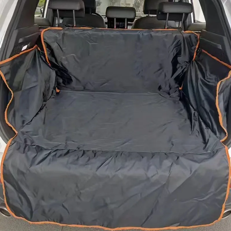 Funda para asiento de coche para perros, portadores impermeables para gatos y mascotas, estera de viaje, hamaca para perros pequeños, medianos y grandes, Protector trasero de coche, almohadilla de seguridad - imagen 3