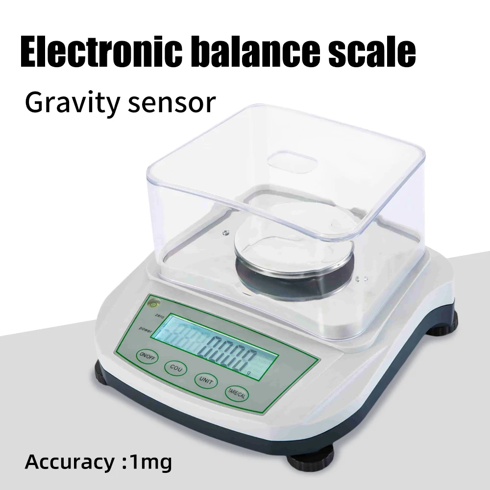 Báscula de balanza con pantalla Digital, báscula analítica de precisión de 200g/1mg, 300g/1mg, báscula de laboratorio para joyería de oro y cocina
