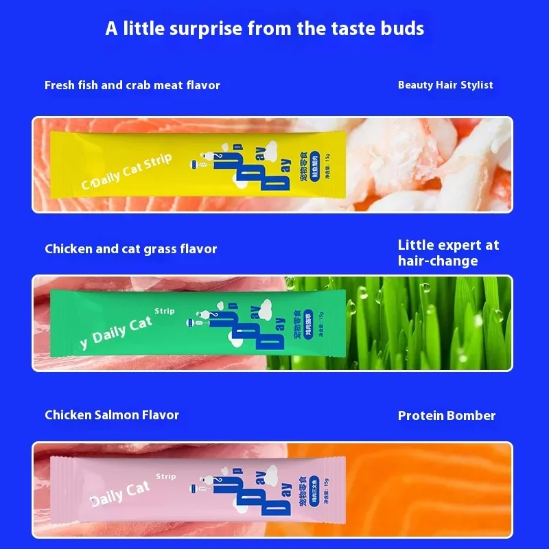 Aperitivos líquidos para gatos, comida húmeda, comida enlatada, 20 unidades - imagen 5