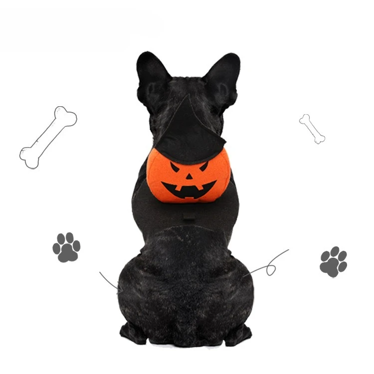 Nuevos suministros de Halloween para mascotas, disfraces de calabaza para vacaciones, disfraces divertidos, productos para mascotas, productos de decoración para perros y gatos - imagen 3