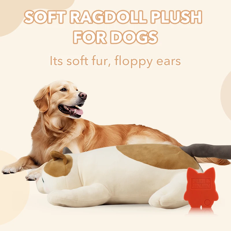 Almohada con latido antiansiedad para gatos Ragdoll – Felpa suave - imagen 2