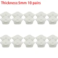 10pairs Beige 5mm